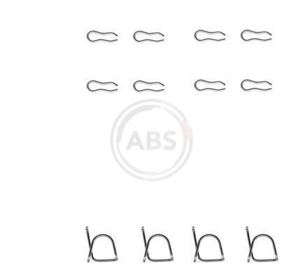 Комплектующие колодки дискового тормоза A.B.S. 0939Q