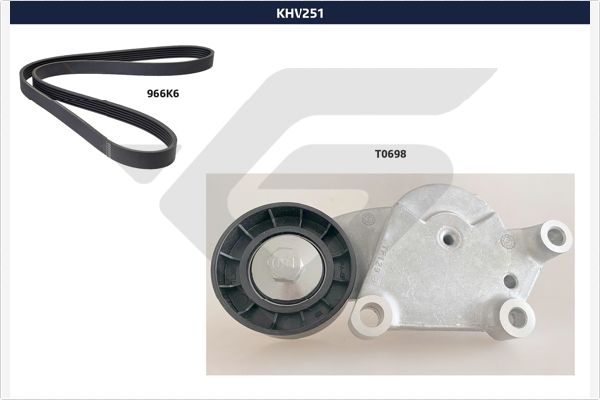 Поликлиновой ременный комплект HUTCHINSON KHV 251