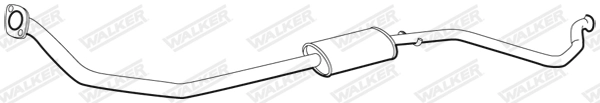 Средний глушитель выхлопных газов WALKER PRODUCTS 19070