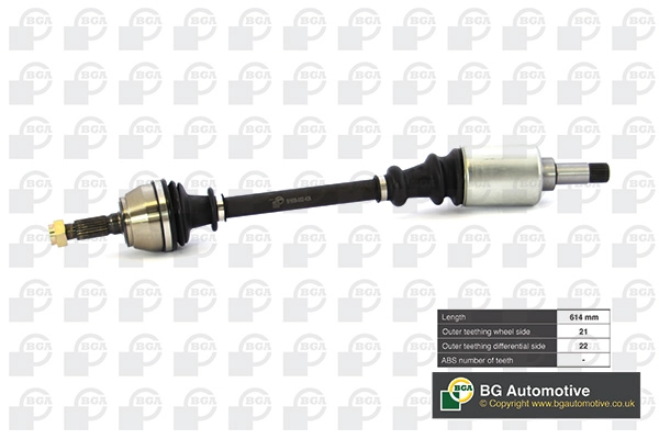 Приводной вал BGA DS1405L