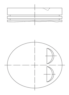 Поршень MAHLE/KNECHT 039 PI 00122 002