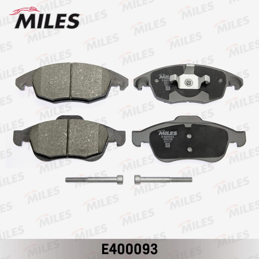 Комплект тормозных колодок дисковый тормоз MILES E400093