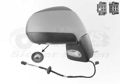 Наружное зеркало hagus VAN WEZEL 4076818