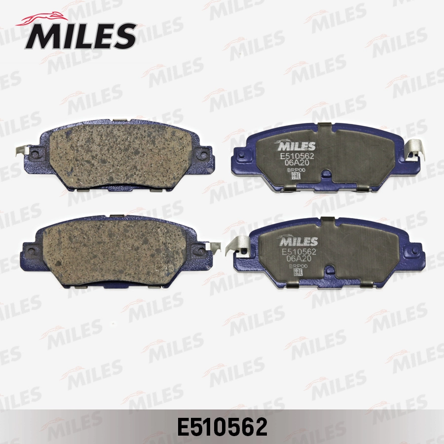 Комплект тормозных колодок дисковый тормоз MILES E510562
