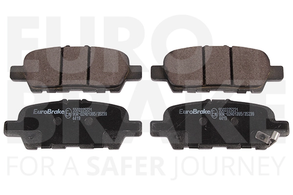 Комплект тормозных колодок EUROBRAKE 5502225221