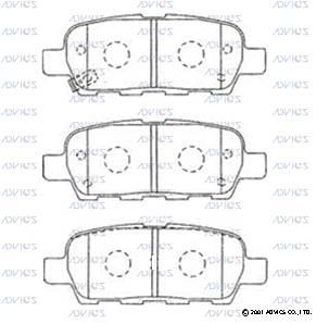 Колодки тормозные ADVICS sn505p