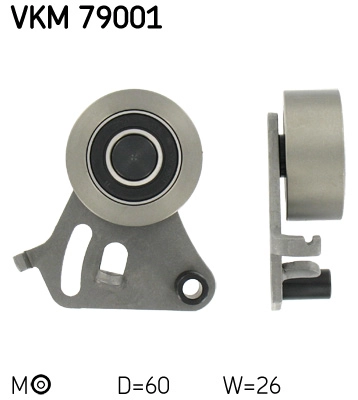 Натяжной ролик ремень грм SKF VKM 79001