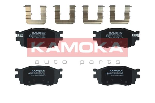 Комплект тормозных колодок дисковый тормоз KAMOKA JQ1013910