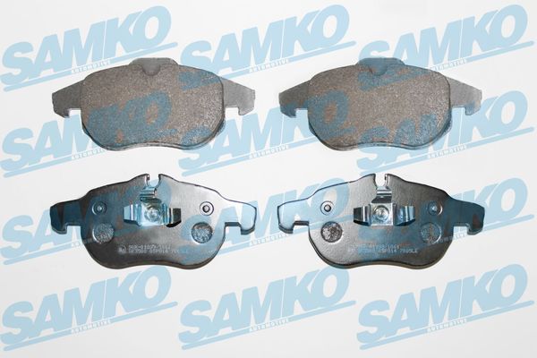 Комплект тормозных колодок дисковый тормоз SAMKO 5SP814