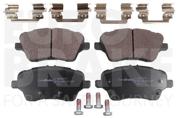 Комплект тормозных колодок дисковый тормоз EUROBRAKE 5502222579