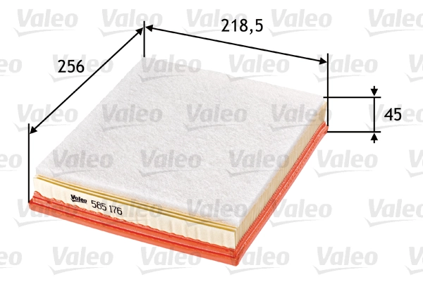 Воздушный фильтр VALEO 585176