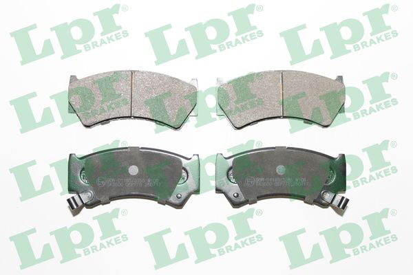 Комплект тормозных колодок дисковый тормоз LPR 05P778
