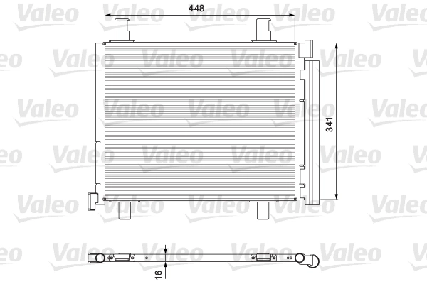 Конденсатор кондиционер VALEO 814168