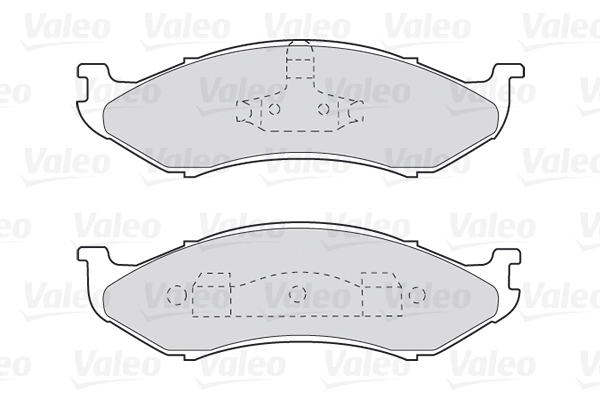 Комплект тормозных колодок дисковый тормоз VALEO 301491
