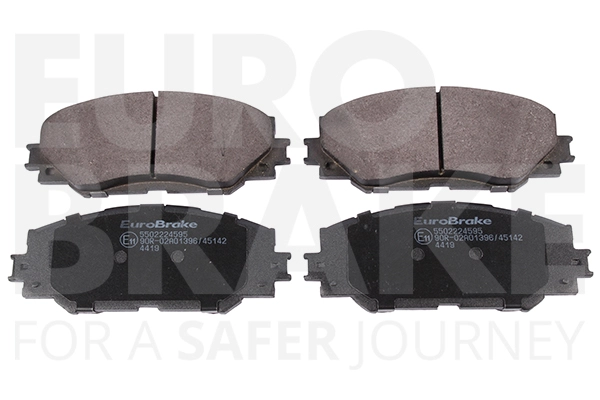Комплект тормозных колодок дисковый тормоз EUROBRAKE 5502224595