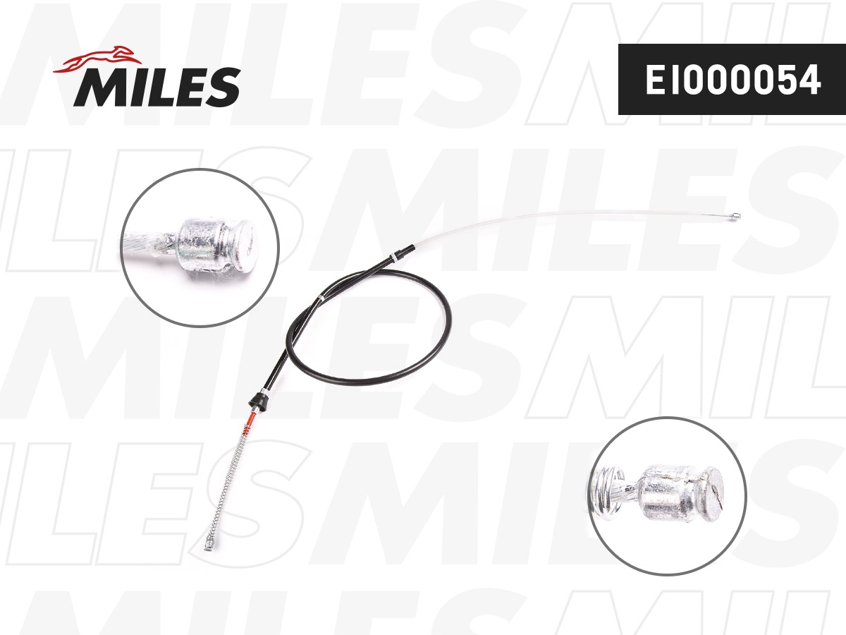 Тросик cтояночный тормоз MILES EI000054