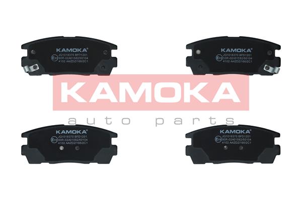 Комплект тормозных колодок дисковый тормоз KAMOKA JQ1018370
