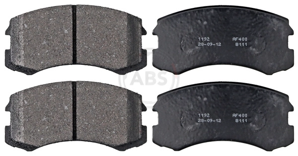 Комплект тормозных колодок дисковый тормоз A.B.S. 37491