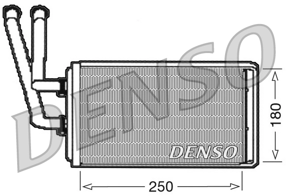 Теплообменник отопление салона DENSO DRR09100