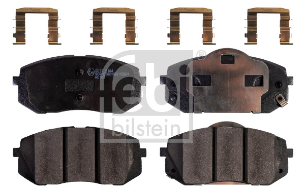 Комплект тормозных колодок дисковый тормоз FEBI BILSTEIN 116410