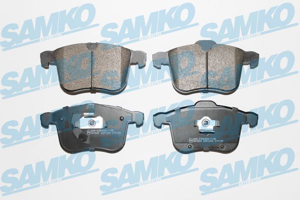 Комплект тормозных колодок дисковый тормоз SAMKO 5SP1244