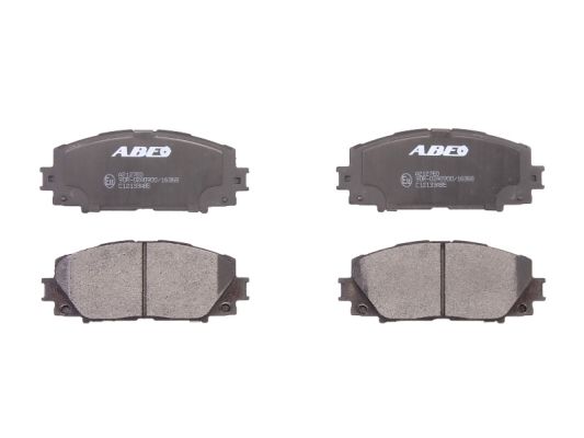 Комплект тормозных колодок дисковый тормоз ABE C12133ABE