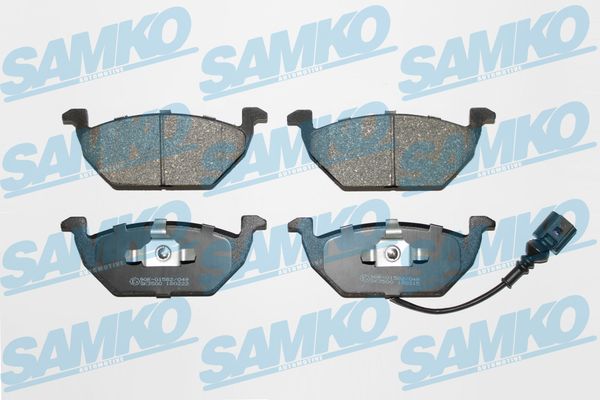 Комплект тормозных колодок дисковый тормоз SAMKO 5SP692
