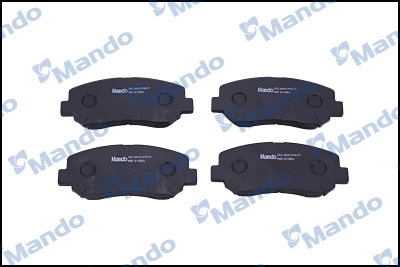 Комплект тормозных колодок дисковый тормоз MANDO MPA16