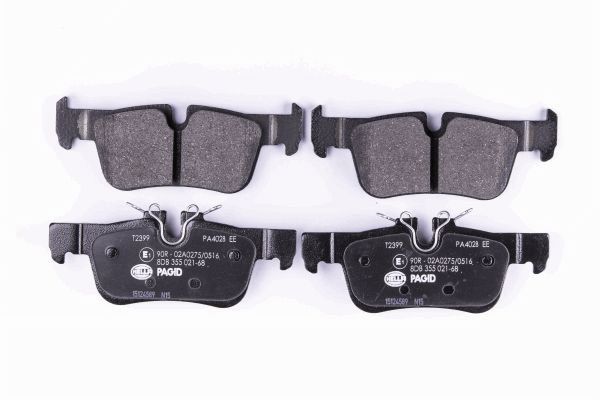 Комплект тормозных колодок дисковый тормоз HELLA/BEHR/PAGID 8DB 355 021-681