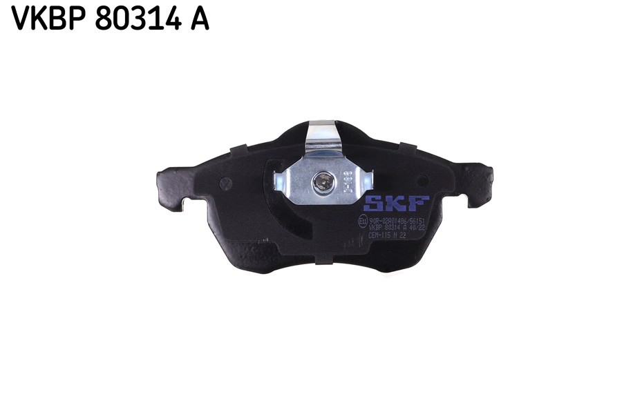 Комплект тормозных колодок дисковый тормоз SKF VKBP 80314 A