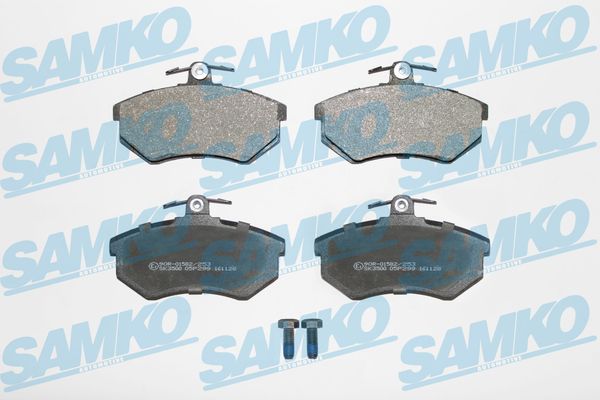 Комплект тормозных колодок дисковый тормоз SAMKO 5SP299