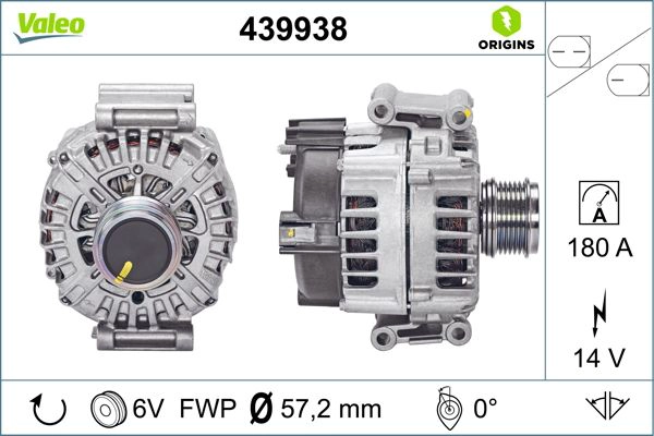 Генератор VALEO 439938