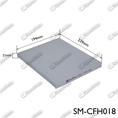 Фильтр воздух во внутренном пространстве SPEEDMATE SM-CFH018