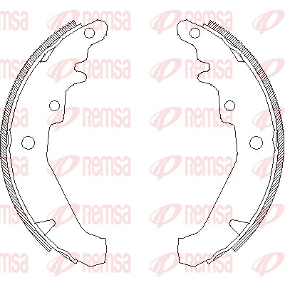 Тормозные колодки REMSA 4139.00