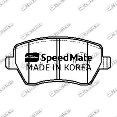Комплект тормозных колодок дисковый тормоз SPEEDMATE SM-BPJ027
