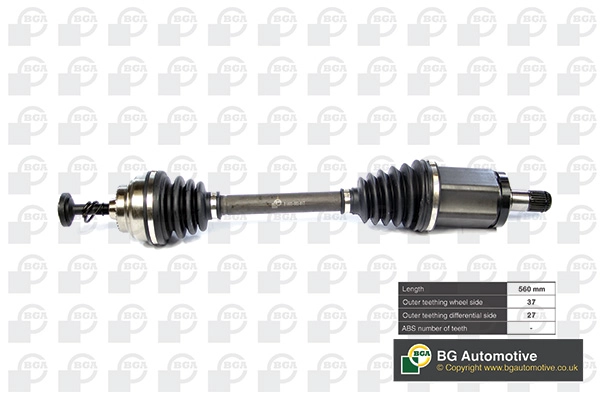 Приводной вал BGA DS0902L