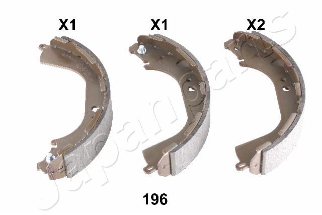 Комплект тормозных колодок JAPANPARTS GF-196AF