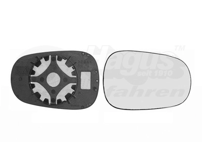 Зеркальное стекло наружное зеркало VAN WEZEL 4323832