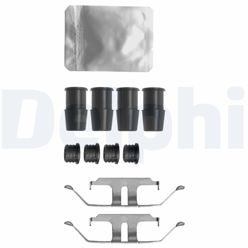 Комплектующие колодки дискового тормоза DELPHI LX0636