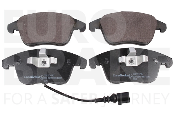 Комплект тормозных колодок дисковый тормоз EUROBRAKE 5502224795