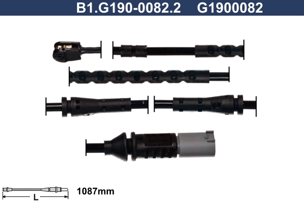 Сигнализатор износ тормозных колодок GALFER B1.G190-0082.2