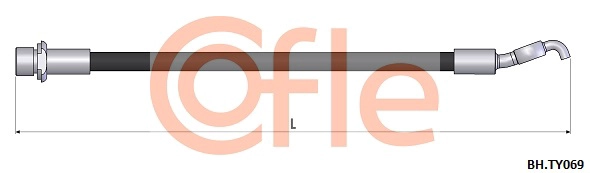 Тормозной шланг COFLE 92BHTY069