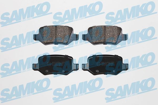Комплект тормозных колодок дисковый тормоз SAMKO 5SP850