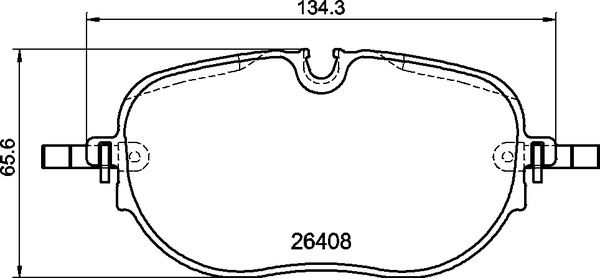 Комплект тормозных колодок дисковый тормоз BREMBO P85195