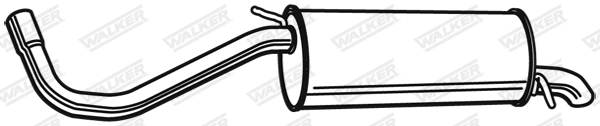 Глушитель выхлопных газов конечный WALKER PRODUCTS 71100