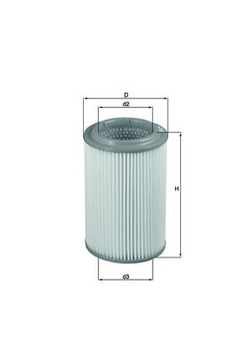 Воздушный фильтр MAHLE/KNECHT LX2689.