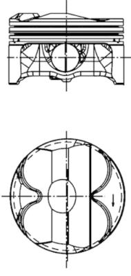Поршень KOLBENSCHMIDT 40407610
