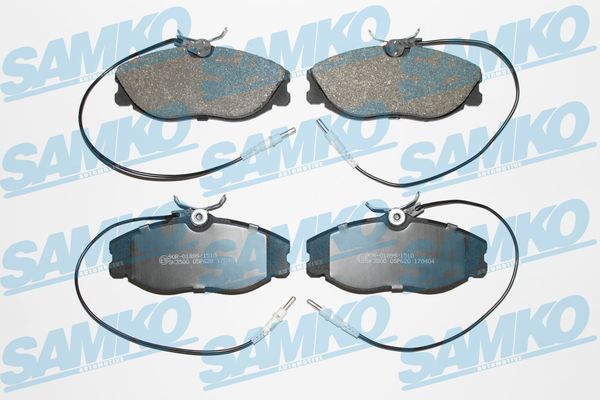 Комплект тормозных колодок дисковый тормоз SAMKO 5SP620