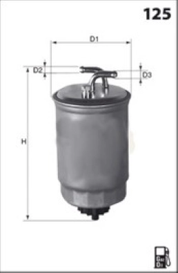 Топливный фильтр MECAFILTER ELG5212