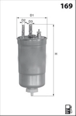 Топливный фильтр MECAFILTER ELG5400